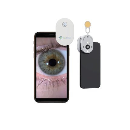 QuickVue adapteris telefonui – testų rezultatų peržiūrai ir dokumentavimui