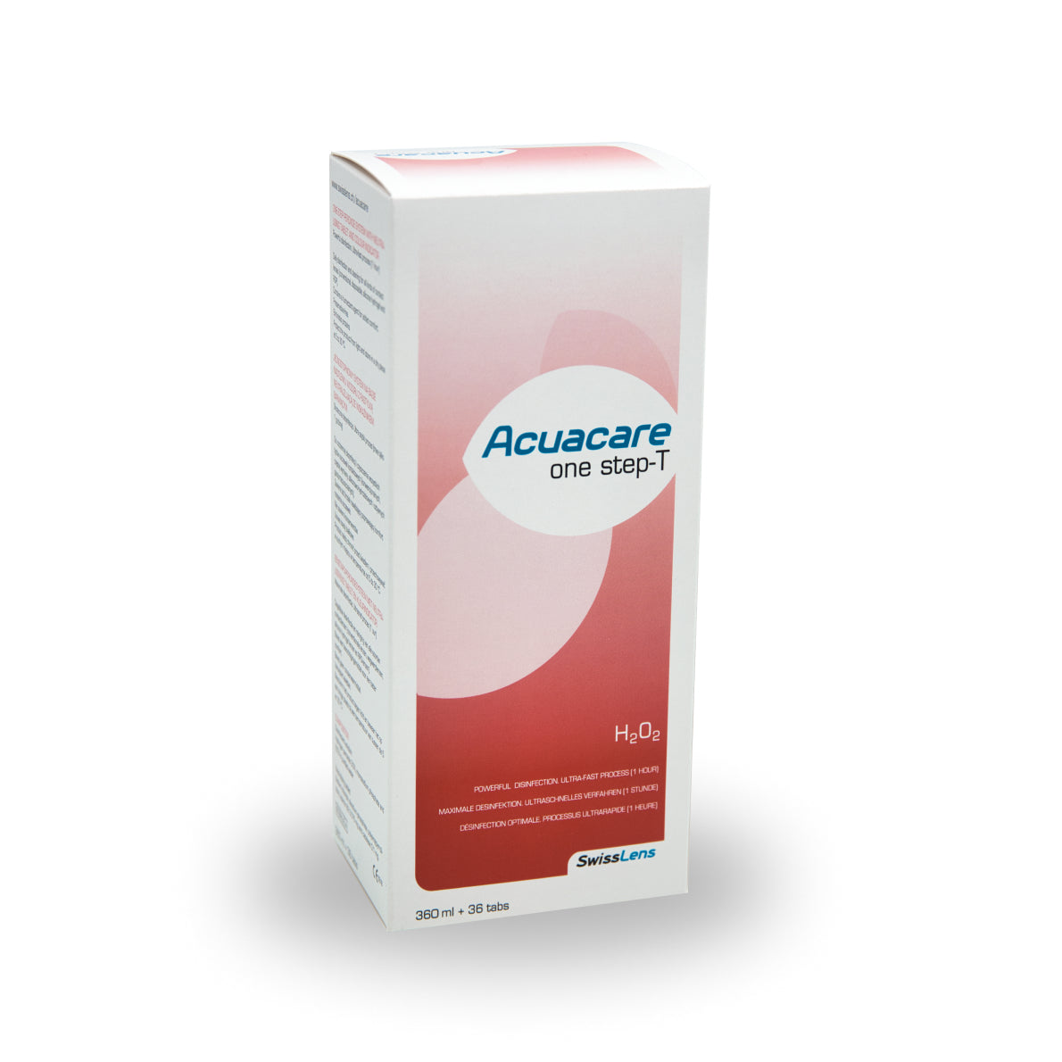 Acuacare One Step-T 360 ml peroksidinė sistema kontaktinių lęšių dezinfekcijai